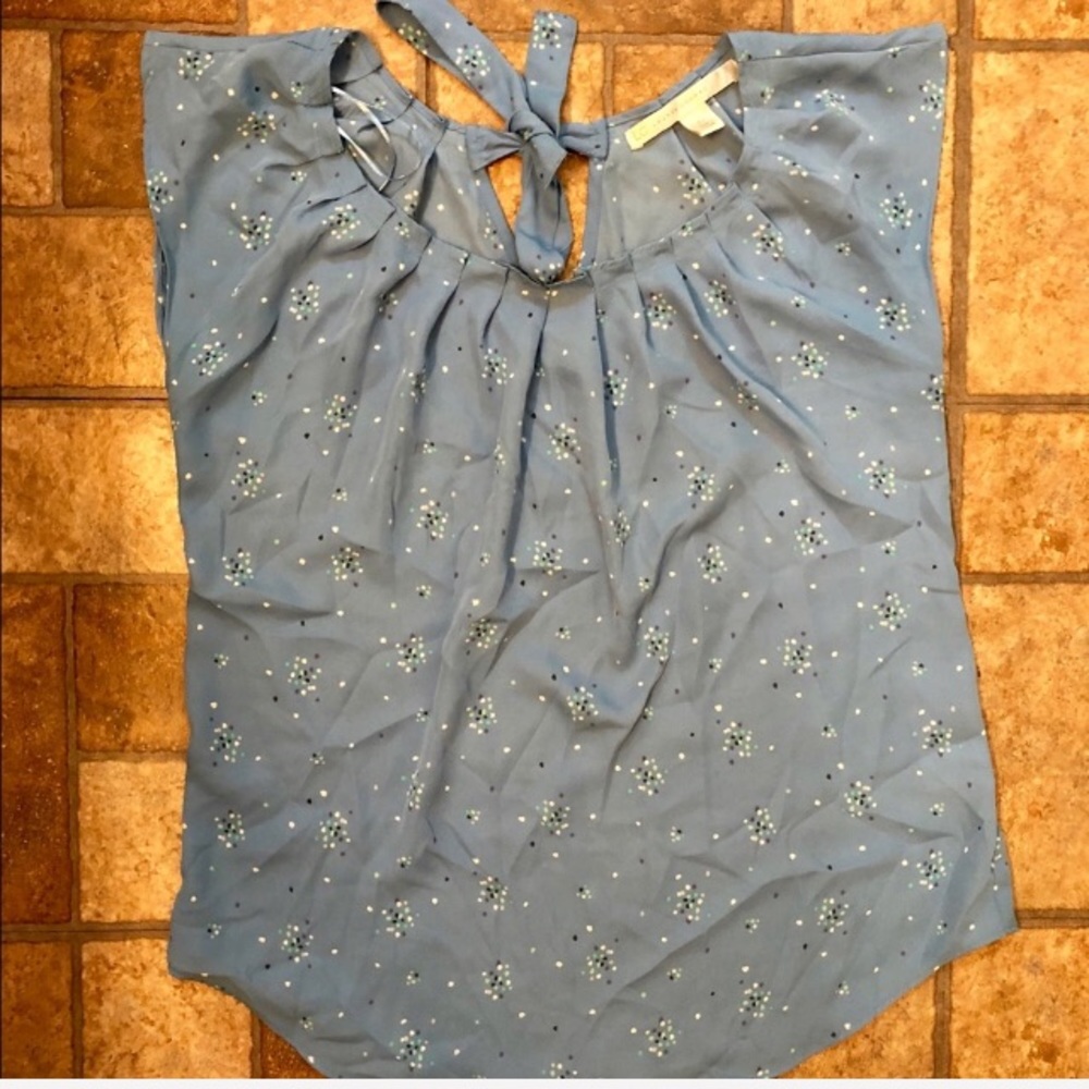 🌻3/$20🌻 Lauren Conrad blouse xs blue - Picture 6 of 6